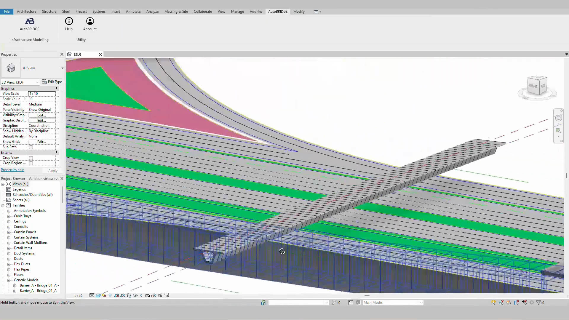 Aligning Deck with 3D Polylines