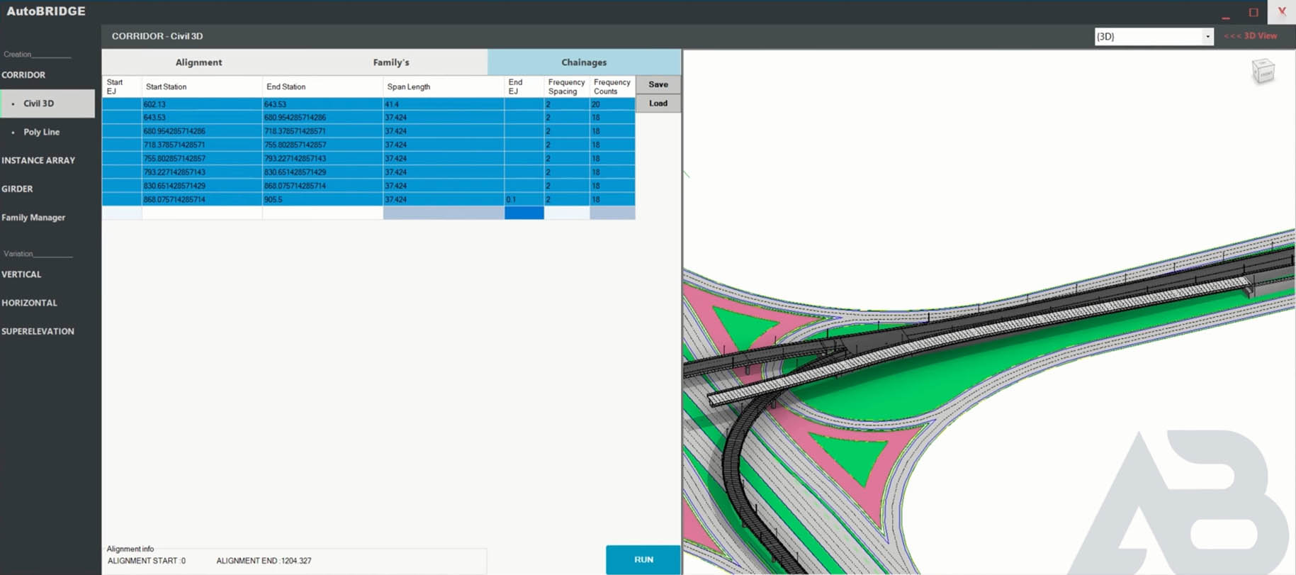 Corridor Creation Process in AutoBRIDGE